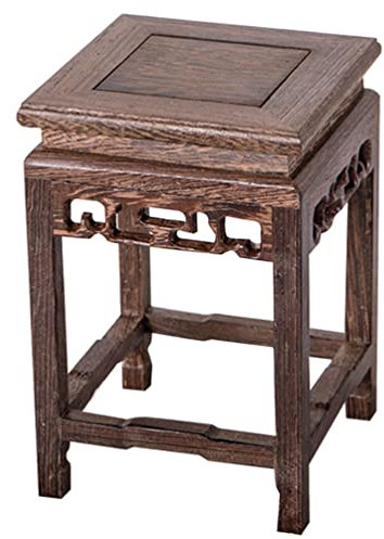 Alipis Basamento Wengé Espositore in Vaso Supporto per in Supporto per Sgabello per Portavaso per Piante Giardino Piedistallo Espositivo in Legno di Legno Ufficio Stand di Fiori Mogano