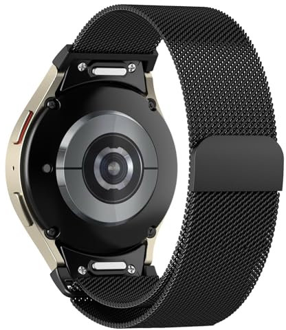 Magnet Armband for Samsung Galaxy Watch 6 5 4 7 armband 40mm 44mm/Galaxy Watch 6 Classic 47mm 43mm/Watchs 4 Classic 46mm 42mm/5 Pro 45mm Band/FE,One-Click Wechseln Milanaise Edelstahl metall Armbänder