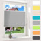 OUBO Plissee ohne Bohren Grau 120x140cm Plissee Klemmfix Version Plisseerollo Sichtschutz und Sonnenschutz Blickdicht Easyfix lichtdurchlässig Rollo für Fenster & Tür Einfache Montage