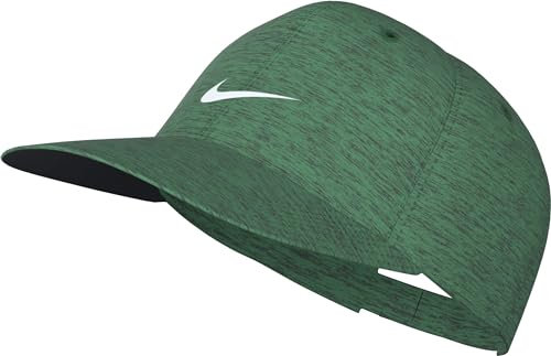 Nike Unisex Headwear U Nk Df Club Cap S Ab Nvlty P, Stadium Green/Vintage Green/White, FB6451-324, S/M