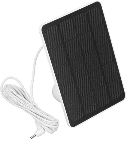 10W Solar Panel Charger, IP65 Watererproof Portable Solar Powered Charger for Ring Spotlight Camera Battery, for Stick Up Cam Battery (CSP4W-DC-W)