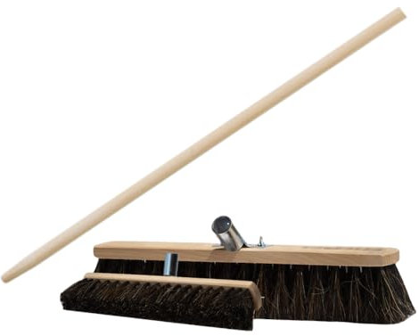Generisch Saalbesen Besen mit Stiel 150 cm Zimmerbesen Holzbesen Kehrbesen (50 cm mit Stiel)