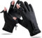2XK-NOV 1 Paar Wind- und wasserabweisend warme Handschuhe (Handflächenbreite <12cm) für Damen mit Fingerschutz, Touchscreen-Handschuhe mit freiliegenden Fingern, geeignet zum Laufen, Radfahren, Angeln
