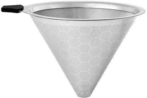 GVRGO Pour Over Kaffeefilter, kompatibel mit Hario V60 02 03 & Chemex – wiederverwendbarer Edelstahl – Bestes Kaffeemaschinen- und Barzubehör