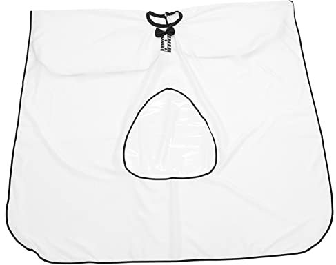 BELLIFFY Cape De Barbier Unisexe Pour Salon De Coiffure Cape De Coupe De Cheveux Facile À Laver Sécher