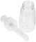 Abaodam spruhflasche haarfasern shampoo flasche Reisekosmetik-Gebläse leere Pulversprühflasche Haarfaserbehälter Friseurpulver Sprühflasche das Haustier Transparent