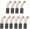 Heozlion 10 Pcs 5mm x 8mm x 13mm Carbon Brushes for Angle Grinder Orbital Sander