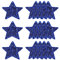 sourcing map 20 Pcs Sequin Star Iron on Patches, 2.6 x 2.4 Inch Embroidery Sequin Patches for Clothing Repair Backpack Shoes Decoration, Deep Blue