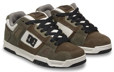 DC Shoes Stag - Chaussures en Cuir - Homme - 42 - Beige.
