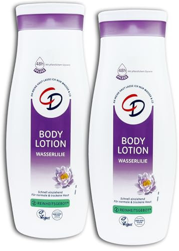 2 er Pack CD Bodylotion Wasserillie 2 x 400 ml