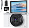 Cámara digital 4K, cámara de vlogging de 64 MP para fotografía con pantalla abatible de 180° de 3 pulgadas, zoom digital de 16X y cámara de disparo con tarjeta micro SD de 64 GB para principiantes