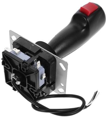 FUNNETOYU Joystick für Spielkonsole mit Aluminiumlegierung und Pvc Vibrationsfunktion für Realistische Flugspiele und Flugsimulationen Zubehör für Gaming Controller