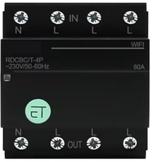 Sxmrmnx Tuya WiFi Circuit Breaker Smart Times Timer Relay Switch Voice Remote Control by Tuya APP Smart House C