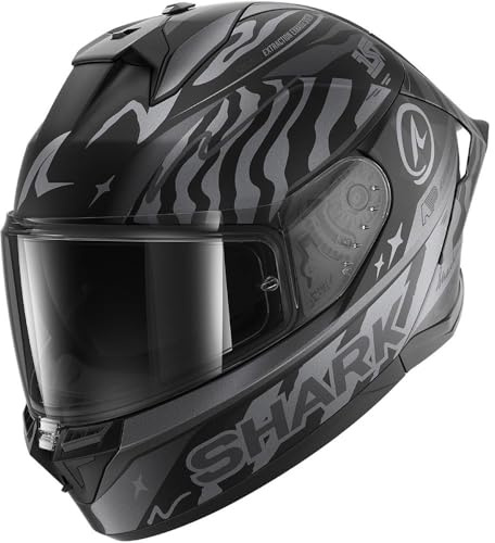 SHARK, Integraler Motorradhelm SKWAL CUP SPEED-FANCY Black Anthracite Silver KAS, M