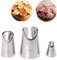 Decorazione Torte Set, FantasyDay 3 Pezzi Ugello in Acciaio Inossidabile Professionale da Pasticceria - Bocchette Decorative Accessori per Torte, Cupcakes, Pasta di Zucchero, Muffin, Dolci, Biscotti