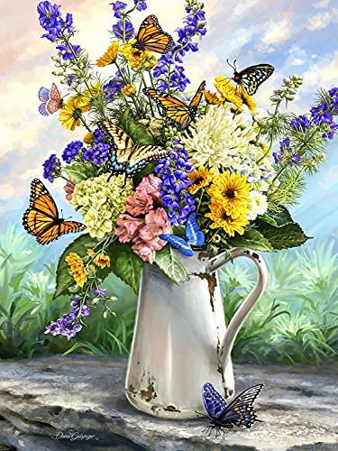 Springbok's 36 Piece Jigsaw Puzzle Butterfly Blossom