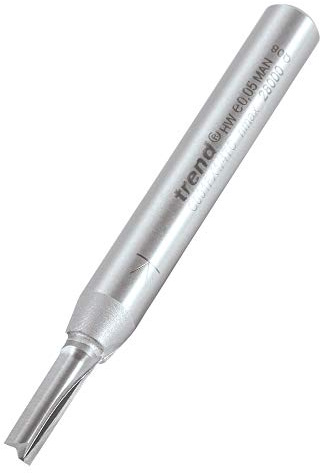 Trend CraftPro Dowel Drill Router Cutter, 1/4 Inch Shank, 16mm x 19mm | Tungsten Carbide Tipped For Accurate Dowel Drilling And Routing In Wood, With 1/4 Inch Shank, C177X1/4TC