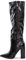 Toocool - Stivali Donna Scarpe a Punta Coccodrillo Ginocchio Tacchi Alti X8062 [36,Nero]