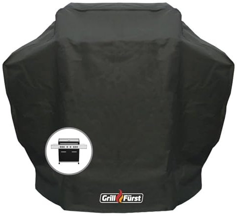 Grillfürst Grill Abdeckhaube - robuste Grill-Abdeckung 159 x 54 x 113 cm, wetterfest und wasserdicht, Abdeckung Gasgrill, Abdeckplane für Gasgrill Modelle Grillfürst G620 / G621