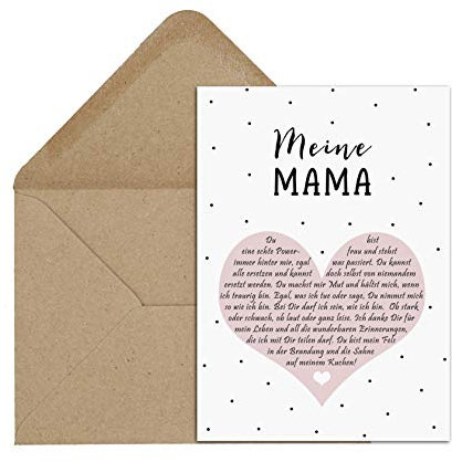 Nastami Postkarte DEFINITION inkl. Briefumschlag (Meine Mama)