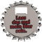 Flaschenöffner Bieröffner & Untersetzer Bierdeckel mit Magnet »Kronkorken« 10cm (Lass das mal Mein Bier Sein)