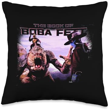 Star Wars Book of Boba Fett Cad Bane Bounty Hunter Throw Kissen, 16 x 16, mehrfarbig
