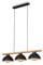 BRILONER Leuchten Pendelleuchte, Pendellampe retro, Hängelampe vintage, 3x E27, max. 40 Watt, Esszimmerlampe, Metall-Holz, Schwarz, 980x250x1035mm (LxBxH) 4046-035