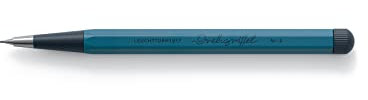 LEUCHTTURM1917 366195 Drehgriffel Nr. 2, Bleistift mit Drehmechanik, Aluminium, Stahl, designprämiert, Stone Blue - Bleistift
