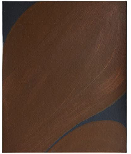 RBWL Acrylbilder Auf Leinwand Handgemalt, Dunkelbraune Strukturierte Quadrate Geometrischer Kubismus Kunstwerk Abstrakte Moderne Handgemalte Ölgemälde Auf Leinwand Für Familienwand Wohnzimmer Es