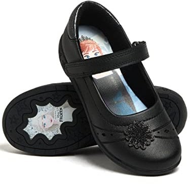 Disney Scarpe Frozen Bambina | Scarpe Ragazza | Anna E Elsa | Ritorno a Scuola | Nero 26