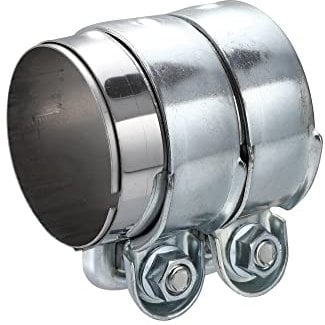 X AUTOHAUX Exhaust Pipe Tube Joiner Connector Sleeve Clamp 65mm 69mm 80mm