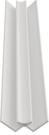 Aquariss White PVC Internal Corner Trim for 8mm Thickness PVC Panel 2.7m