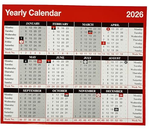 2024 Freistehender Desktop-Jahresplaner