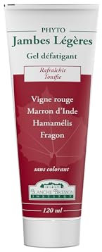 BLANCHE BRESSON - Gel Froid Phyto Jambes Légères - Anti-Fatigue pour Lutter Contre les sensations de Jambes Lourdes, Tonifie, Rafraîchit, Massage Circulaire, Apaise - 120 ml - Fabriqué en France