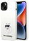 Karl Lagerfeld KLHMP14SSNCHBCH Hülle für iPhone 14 6,1 hardcase Weiß Silicone C