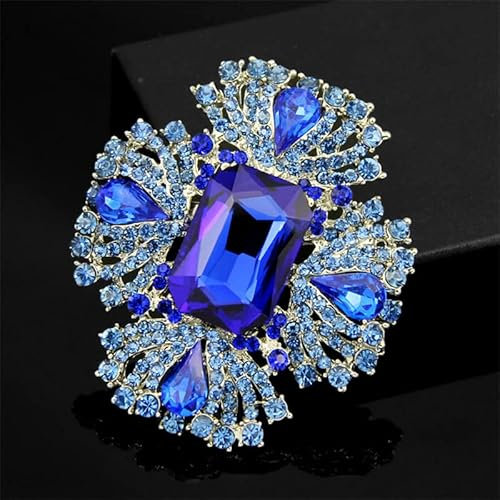 Equirider Broche pour Hommes Strass Broche Épingle Robe de mariée Cravate Accessoires