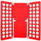 Tshirt Folding Board Adult Large Clothes Folder Kids T Shirt Folder Clothes Folding Board Folding Boards For Clothing (Color : Red, Size : Adult)