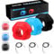 Powzdi Jaw Exerciser, Jaw Trainer for Face Mouth, Jawline Chisel & Enhance 3 Pack 3 Levels of Resistance Neck Exerciser Build & Chisel Your Jawline Jawzr Includes 3 Necklaces