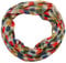 beybey® Damen Seide Loop Schal in herrlichen Farben und ein Batik Punkte Loopschal zum Verlieben Seidenschal (bunt)