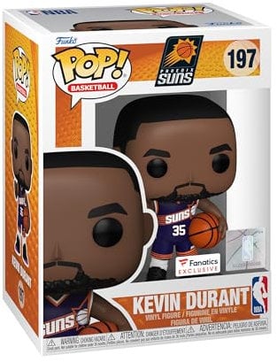 Funko Pop! NBA: Suns - Kevin Durant - (Icon Edition) - Vinyl-Sammelfigur - Geschenkidee - Offizielle Handelswaren - Spielzeug Für Kinder und Erwachsene - Sports Fans - Modellfigur Für Sammler