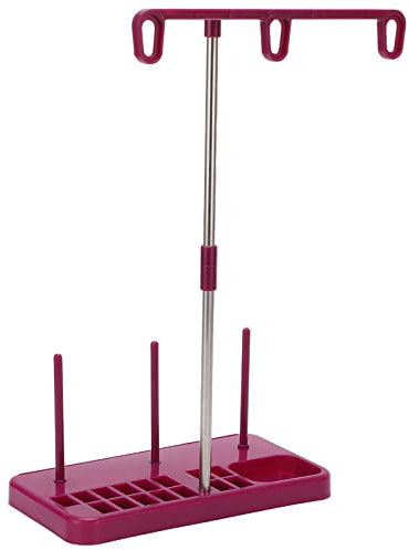 Nähmaschinen-Garnständer, Nähmaschinen-Garnständer, Konus-Fadenhalter, Garnhalter für Garnrollen, Kunststoff-Edelstahl-Material, Nähmaschinenzubehör