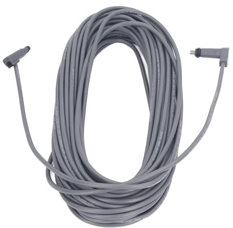 Cavo Sostitutivo Satellitare Rettangolare, Connessione Ininterrotta Stabile e Impermeabile Grigia 30 Piedi per Router Sostitutivo Cavo, Accessori