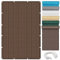 Voile d’ombrage Rectangulaire 2 x 6.5 m, Perméable Une Résistant et Respirant, Anti-âge, Voiles d'ombre Toile d Ombrage, Voile d’ombrage carré, pour Pergola, Extérieur, ‎Marron