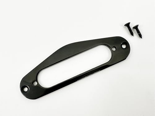 Mounting Ring With Screws For Fender Telecaster Single Coil Neck Pickup - Black