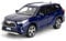 imtfzct 1/32 Diecast Toyota Highlander Modellauto, Spielzeugauto mit Pull Back Funktion, Autos mit Geräuschen und Lichtern, Kindergeburtstag Geschenk（blau）