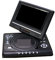 Lettore DVD Lettore DVD Lettori CD da 7,8 pollici Schermo di rotazione da 270 gradi con telecomando Cinema portatile da viaggio Lettore DVD Full HD 1080P(BlackUS Plug)
