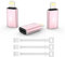 TechMatte USB C Typ C auf Lightning-Adapter, 12 W, Ladegerät, kompatibel mit iPhone 14 und früheren Modellen, iPad, iPod, AirPods, nicht für Kopfhörer/OTG, Android, Anti-Verlust-Halterung, Roségold