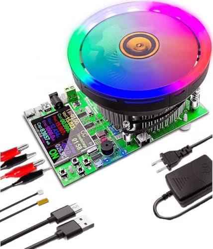 Advanced Electronic Load Tester - 180W, 200V, 20A Battery Capacity Tester,USB Load Tester, Lithium Battery Capacity Tester with 2.4 Color Screen & 4-Wire System & 4 Working Modes