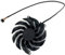 carte graphique Ventilateur de refroidissement de carte vidéo T129215SU, 90mm, Compatible avec KFA2 GALAX RTX 3060 3070 3080 Ti 3090 GAMER OC, ventilateur de refroidissement de carte graphique(Black 1