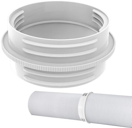 Klimaanlagen Abluftschlauch Adapter, 5,9-Zoll Abgasschlauchadapter, Tragbare Klimaanlage Abluftschlauch Koppler Fenstern Adapter, Mobiler AC-Rohrverbinder, Universeller Klimaanlagen-Schlauchkupplung